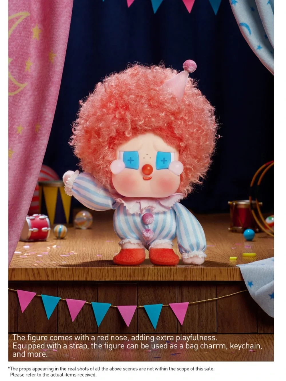 Why So Serious Crybaby Plush Doll - Pink Curly Hair